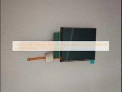 2,95-дюймовый AMOLED-дисплей высокого разрешения с сенсорной панелью 1080x1200 точек, интерфейс MIPI, яркость 255 кд/м²