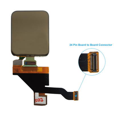 1.78 Inch AMOLED Display Module,  350cd/M2 368X448 Resolution,  QSPI Interface With Touch Screen