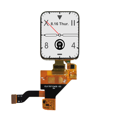 1.78 Inch AMOLED Display Module,  350cd/M2 368X448 Resolution,  QSPI Interface With Touch Screen