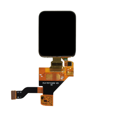 1.78 Inch AMOLED Display Module,  350cd/M2 368X448 Resolution,  QSPI Interface With Touch Screen