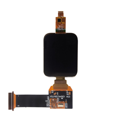 1.65 Inch AMOLED Display Module,  368X448 Resolution,  QSPI Interface IC RM69090 Driving