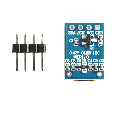 PCBA 0.42 Inch PMOLED Display Module,  72X40 Resolution,  IIC/SPI Interface,  SSD1315 Driving IC