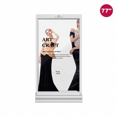 77 Inch Transparent Oled Display Panel  3840*2160 Resolution 600 Nits   Oled Transparent Oled Panel