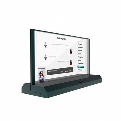 20.8-inch Multilingual AI Transparent Double-Sided Screen 1280*720 Resolution 300 Nits   Oled Transparent Oled Panel