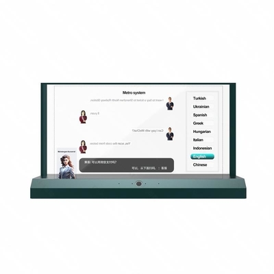 20.8-inch Multilingual AI Transparent Double-Sided Screen 1280*720 Resolution 300 Nits   Oled Transparent Oled Panel
