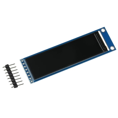 2.25 inch tft display module with PCB 76*284 dots 12:00 o"clock 4wire SPI interface  300nits