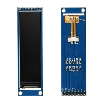 2.25 inch tft display module with PCB 76*284 dots 12:00 o"clock 4wire SPI interface  300nits