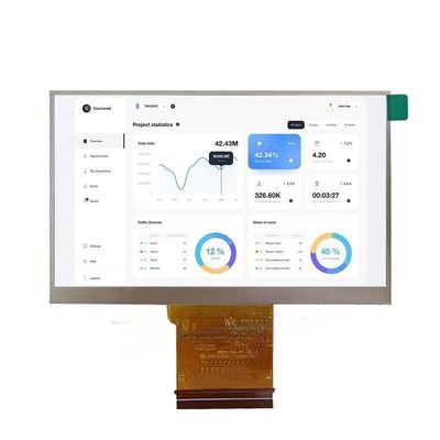 1000 нит, Lvds интерфейс TFT LCD дисплейный модуль, 4,3 дюйма 1920x1080 разрешение