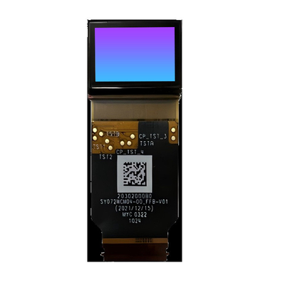 0.72 дюймовый микро OLED дисплей с разрешением 1920 * 1200 и 2000 Cd / m2 Яркость 61 пин MIPI интерфейс