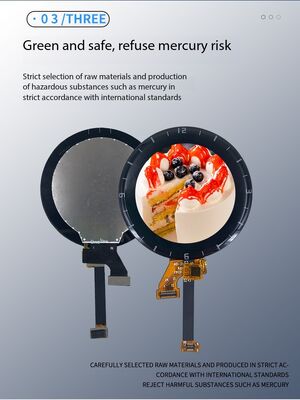 1.3 inch IPS TFT LCD Module with 240RGBx240 Resolution and MCU 8bit Interface