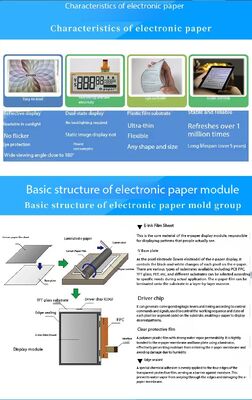 2.66 inch E-paper Display with 152x296 Resolution and 180° View Angle