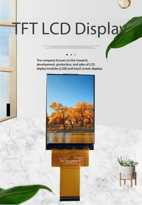 2,35-дюймовый IPS TFT-дисплей высокой яркости с разрешением 320 (RGB) x 480 и интерфейсом RGB 700 нит ST7701S IC 5 светодиодов All View Intrument тестирование