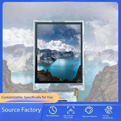 2,4-дюймовый трансфлективный цветной TFT-дисплей с разрешением 240x240, 16-битный интерфейс микроконтроллера ST7789V2, яркость 160 нит и ЖК-экран TFT с 2 светодиодами