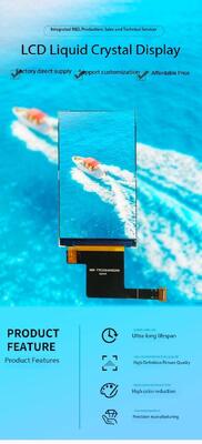 3,1-дюймовый цветной TFT-дисплей MIPI с разрешением 480(RGB)x800, IPS TFT LCD экран со ST7701S, углом обзора 450 нит